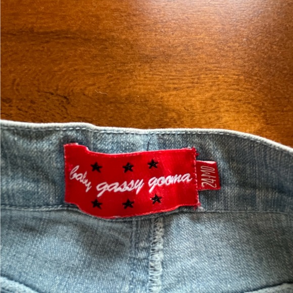 Baby Gassy Gooma 24 m denim pants with black fur bottoms - Picture 4 of 4